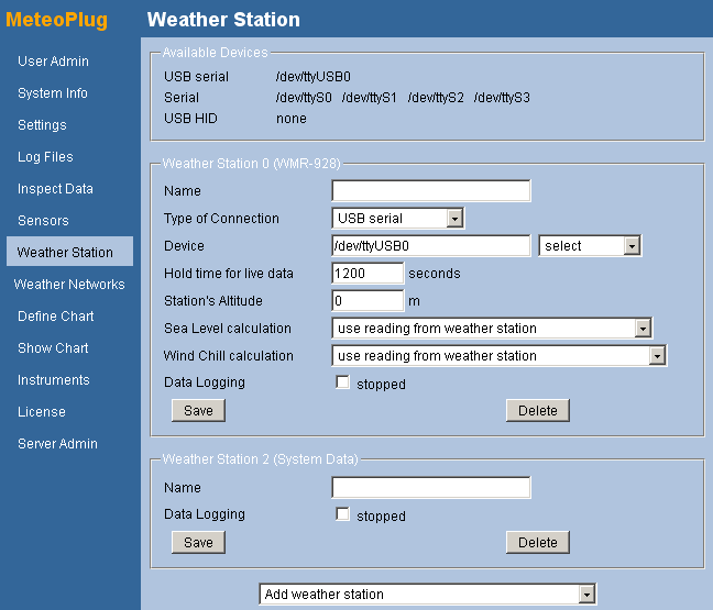 Weather Station - meteoplug